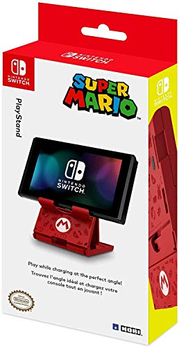 HORI PlayStand (Mario) Faltbarer Ständer für Nintendo Switch - Offiziell Lizenziert von Hori