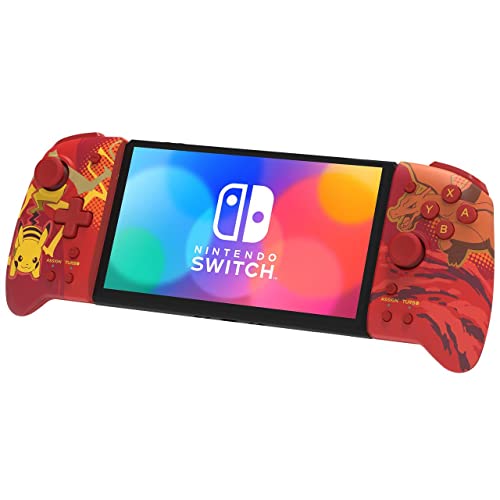 HORI Split Pad Pro (Glurak) Handheld Controller für Nintendo Switch - Offiziell Lizenziert von Hori