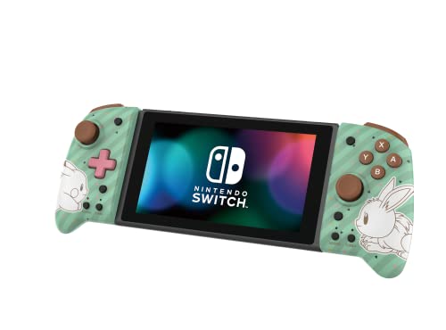 HORI Split Pad Pro (Pokémon: Pikachu & Evoli) Handheld Controller für Nintendo Switch - Offiziell Lizenziert von HORI