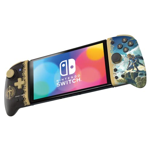 HORI Split Pad Pro (The Legend of Zelda™: Tears of the Kingdom Edition)Ergonomischer Controller für den Handheld-Modus -Offiziell Lizenziert-Nintendo Switch und Nintendo Switch-OLED von Hori