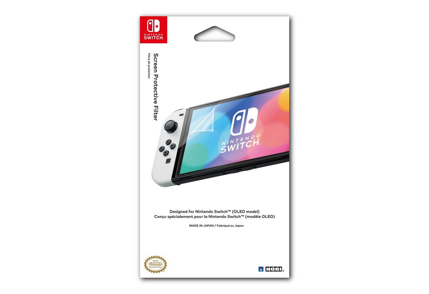 Hori Schutzfolie Nintendo Switch OLED Bildschirmschutzfolie von Hori