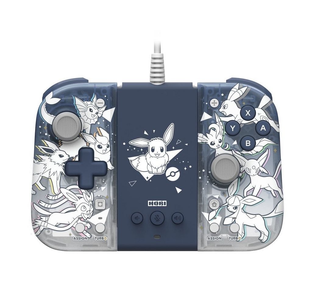 Hori Split Pad Compact inkl. Adapter - Eevee Evolutions Evoli Nintendo-Controller von Hori