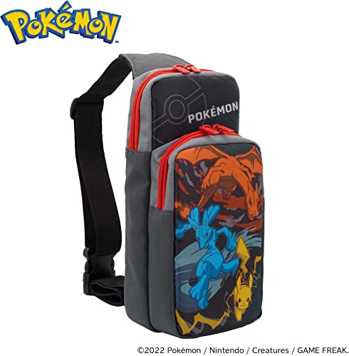 HORI Nintendo Switch Adventure Pack (Charizard, Lucario, & Pikachu) Travel Bag (Pokémon) - Officially Licensed von Hori