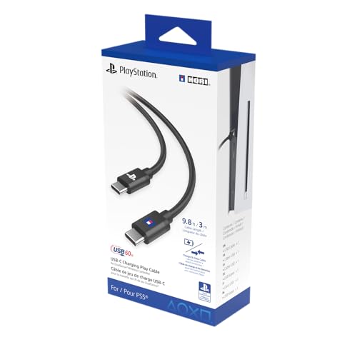 USB-C auf USB-C Ladekabel Charge & Play für DualSense™ Wireless Controller - Offiziell Sony Lizenziert von HORI