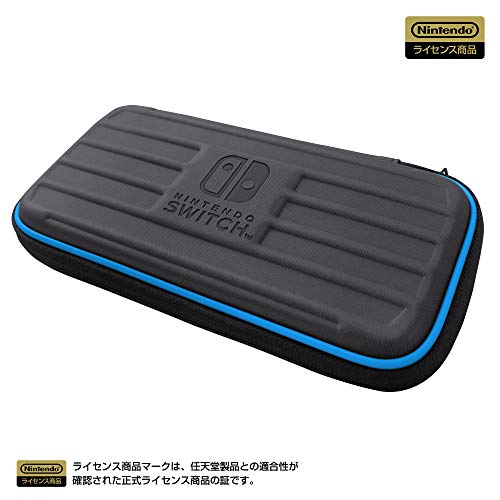 【任天堂ライセンス商品】タフポーチ for Nintendo Switch Lite ブラック✕ブルー 【Nintendo Switch Lite対応】 von Hori