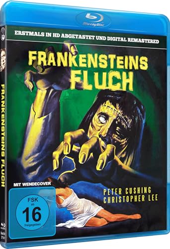 Frankensteins Fluch (Uncut) Horror-Klassiker mit den Ikonen Christopher Lee und Peter Cushing vom Kult-Regiseur der Hammer-Studios Terence Fisher (OT: The Curse of Frankenstein) [Blu-ray] von Horror Classic Movies (Hansesound)