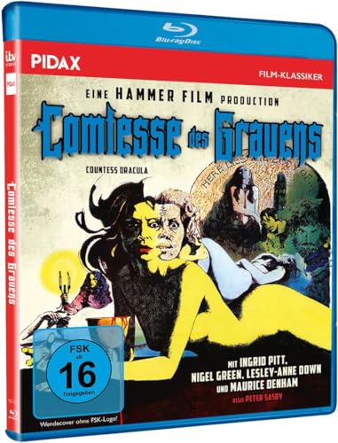 Comtesse des Grauens (Countess Dracula) Kultiger Horrorfilm mit Ingrit Pitt aus den legendären Hammer Film Studios (Pidax Film-Klassiker) [Blu-ray] von Horror Classic Movies
