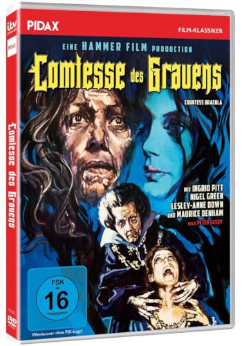 Comtesse des Grauens (Countess Dracula) Kultiger Horrorfilm mit Ingrit Pitt aus den legendären Hammer Film Studios (Pidax Film-Klassiker) [DVD] von Horror Classic Movies