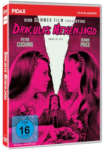 Draculas Hexenjagd (Twins of Evil) Kult Horrorfilm mit Starbesetzung aus den legendären Hammer Film Studios (Pidax Film-Klassiker) von Horror Classic Movies