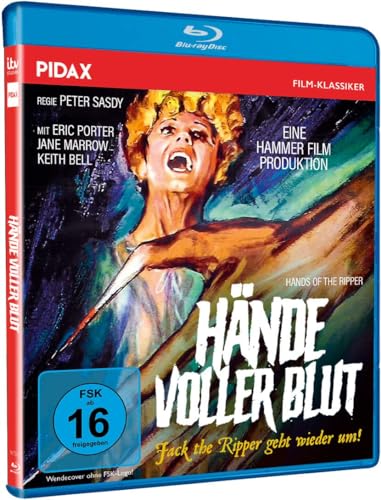 Hände voller Blut (Jack the Ripper kehrt zurück) Kult Horrorfilm mit Starbesetzung aus den legendären Hammer Film Studios (OT: Hands of the Ripper) [Blu-Ray] von Horror Classic Movies