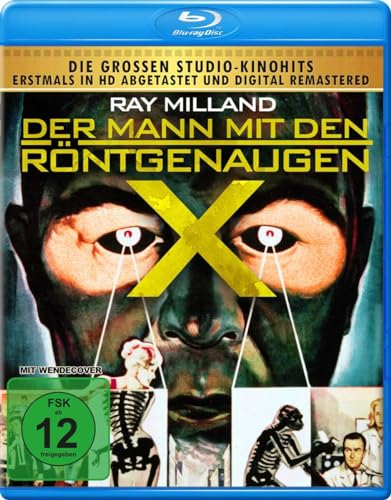 Der Mann mit den Röntgenaugen - faszinierender SCI-FI Horror Klassiker vom Kultregiseur Roger Corman mit Ray Milland (OT: X – The Man with the X-Ray Eyes) [Blu-ray] von Horror Classic Movies