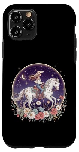 Cowgirl Reitpferd im Wildblumenfeld Blumenpferd Mädchen Hülle für iPhone 11 Pro Cowgirl Reitpferd im Wildblumenfeld Blumenpferd Mädchen Hülle für iPhone 11 Pro von Horse Riding Gifts for Women & Girls