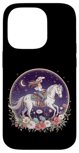 Cowgirl Reitpferd im Wildblumenfeld Blumenpferd Mädchen Hülle für iPhone 14 Pro Cowgirl Reitpferd im Wildblumenfeld Blumenpferd Mädchen Hülle für iPhone 14 Pro von Horse Riding Gifts for Women & Girls