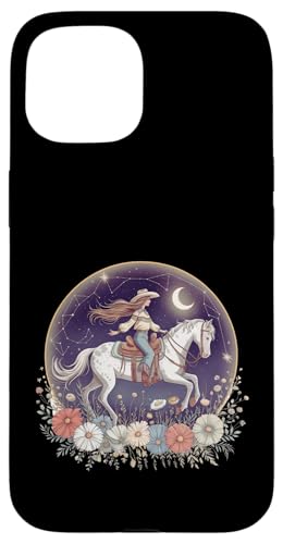 Cowgirl Reitpferd im Wildblumenfeld Blumenpferd Mädchen Hülle für iPhone 15 Cowgirl Reitpferd im Wildblumenfeld Blumenpferd Mädchen Hülle für iPhone 15 von Horse Riding Gifts for Women & Girls