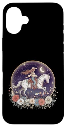 Cowgirl Reitpferd im Wildblumenfeld Blumenpferd Mädchen Hülle für iPhone 16 Plus Cowgirl Reitpferd im Wildblumenfeld Blumenpferd Mädchen Hülle für iPhone 16 Plus von Horse Riding Gifts for Women & Girls