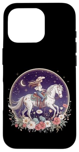 Cowgirl Reitpferd im Wildblumenfeld Blumenpferd Mädchen Hülle für iPhone 16 Pro Cowgirl Reitpferd im Wildblumenfeld Blumenpferd Mädchen Hülle für iPhone 16 Pro von Horse Riding Gifts for Women & Girls