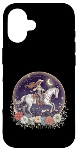 Cowgirl Reitpferd im Wildblumenfeld Blumenpferd Mädchen Hülle für iPhone 16 Cowgirl Reitpferd im Wildblumenfeld Blumenpferd Mädchen Hülle für iPhone 16 von Horse Riding Gifts for Women & Girls
