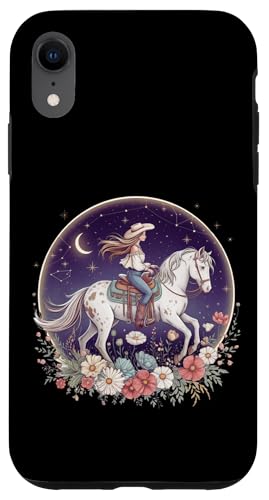 Cowgirl Reitpferd im Wildblumenfeld Blumenpferd Mädchen Hülle für iPhone XR Cowgirl Reitpferd im Wildblumenfeld Blumenpferd Mädchen Hülle für iPhone XR von Horse Riding Gifts for Women & Girls