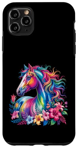 Florales Wildpferd Frühling Natur Pferdeliebhaber Landpferd Hülle für iPhone 11 Pro Max Florales Wildpferd Frühling Natur Pferdeliebhaber Landpferd Hülle für iPhone 11 Pro Max von Horse Riding Gifts for Women & Girls