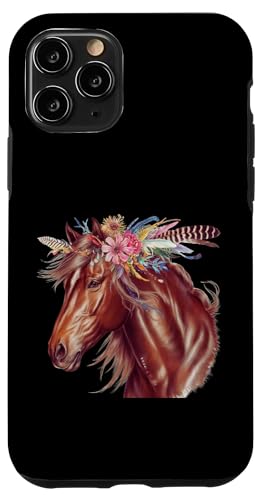 Florales Wildpferd Frühling Natur Pferdeliebhaber Landpferd Hülle für iPhone 11 Pro Florales Wildpferd Frühling Natur Pferdeliebhaber Landpferd Hülle für iPhone 11 Pro von Horse Riding Gifts for Women & Girls