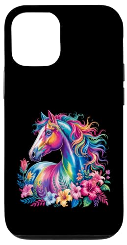 Florales Wildpferd Frühling Natur Pferdeliebhaber Landpferd Hülle für iPhone 12/12 Pro Florales Wildpferd Frühling Natur Pferdeliebhaber Landpferd Hülle für iPhone 12/12 Pro von Horse Riding Gifts for Women & Girls