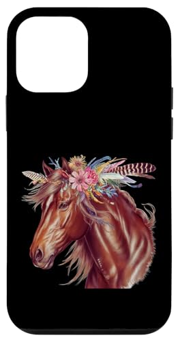 Florales Wildpferd Frühling Natur Pferdeliebhaber Landpferd Hülle für iPhone 12 mini Florales Wildpferd Frühling Natur Pferdeliebhaber Landpferd Hülle für iPhone 12 mini von Horse Riding Gifts for Women & Girls