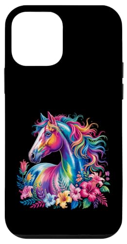 Florales Wildpferd Frühling Natur Pferdeliebhaber Landpferd Hülle für iPhone 12 mini Florales Wildpferd Frühling Natur Pferdeliebhaber Landpferd Hülle für iPhone 12 mini von Horse Riding Gifts for Women & Girls