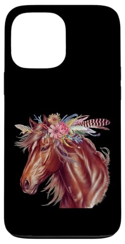 Florales Wildpferd Frühling Natur Pferdeliebhaber Landpferd Hülle für iPhone 13 Pro Max Florales Wildpferd Frühling Natur Pferdeliebhaber Landpferd Hülle für iPhone 13 Pro Max von Horse Riding Gifts for Women & Girls