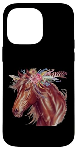 Florales Wildpferd Frühling Natur Pferdeliebhaber Landpferd Hülle für iPhone 14 Pro Max Florales Wildpferd Frühling Natur Pferdeliebhaber Landpferd Hülle für iPhone 14 Pro Max von Horse Riding Gifts for Women & Girls