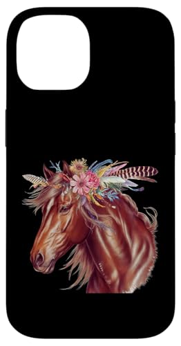 Florales Wildpferd Frühling Natur Pferdeliebhaber Landpferd Hülle für iPhone 14 Florales Wildpferd Frühling Natur Pferdeliebhaber Landpferd Hülle für iPhone 14 von Horse Riding Gifts for Women & Girls