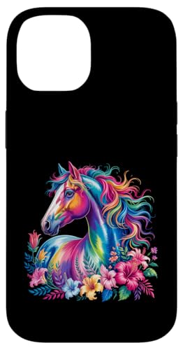 Florales Wildpferd Frühling Natur Pferdeliebhaber Landpferd Hülle für iPhone 14 Florales Wildpferd Frühling Natur Pferdeliebhaber Landpferd Hülle für iPhone 14 von Horse Riding Gifts for Women & Girls