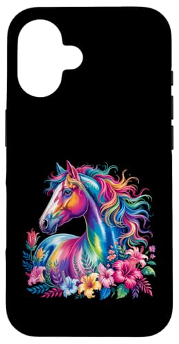 Florales Wildpferd Frühling Natur Pferdeliebhaber Landpferd Hülle für iPhone 16 Florales Wildpferd Frühling Natur Pferdeliebhaber Landpferd Hülle für iPhone 16 von Horse Riding Gifts for Women & Girls