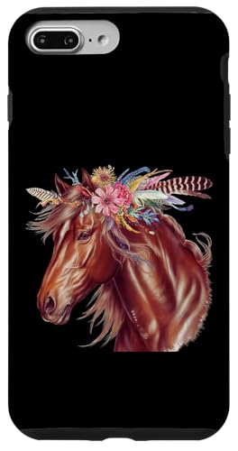 Florales Wildpferd Frühling Natur Pferdeliebhaber Landpferd Hülle für iPhone 7 Plus/8 Plus Florales Wildpferd Frühling Natur Pferdeliebhaber Landpferd Hülle für iPhone 7 Plus/8 Plus von Horse Riding Gifts for Women & Girls