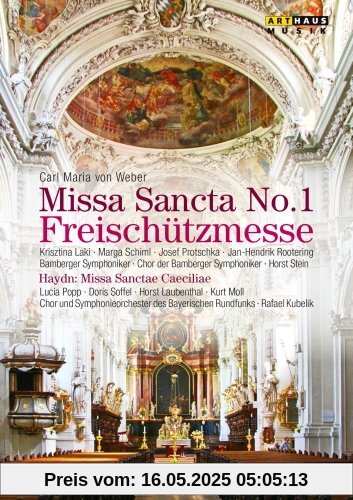 Weber/Haydn: Missa Sancta/Missa Sanctae Caeciliae (Basilika Waldsassen 1986, Basilika Ottobeuren 1982) [DVD] von Horst Stein
