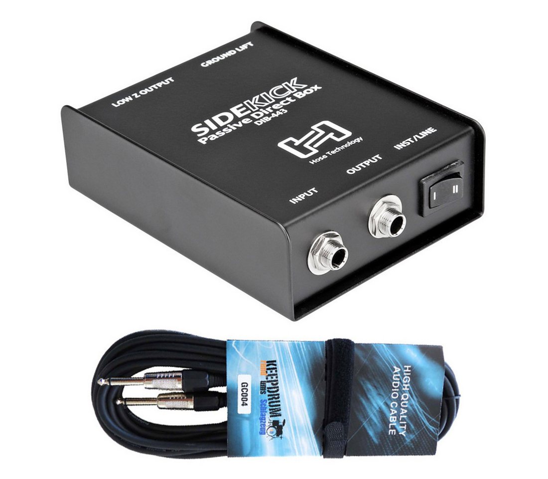 Hosa Audio Audio-Wandler Hosa DIB-443 Sidekick DI-Box mit Klinkenkabel Hosa Audio Audio-Wandler Hosa DIB-443 Sidekick DI-Box mit Klinkenkabel von Hosa Audio