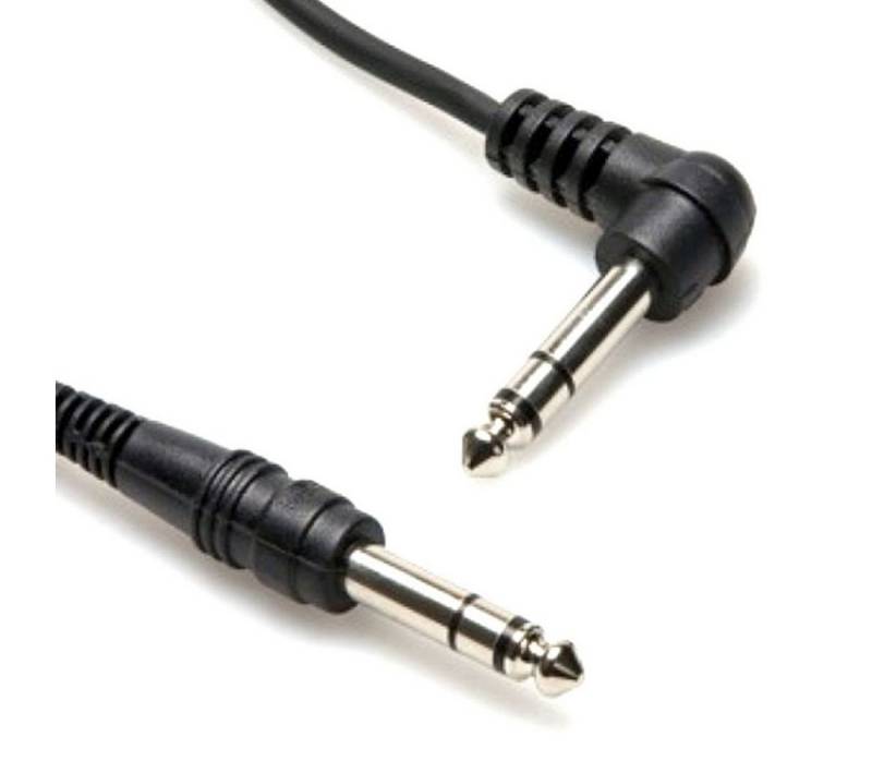 Hosa Audio Hosa CSS-110R Stereo Klinkenkabel 3m winkel-gerade Audio-Kabel von Hosa Audio
