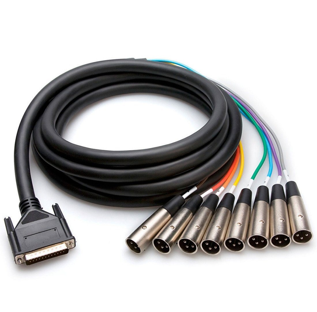 Hosa Audio Hosa DTM-805 Multicore 8-fach XLR Male zu DB25 5m Audio-Adapter XLR3 Male zu DB25 Hosa Audio Hosa DTM-805 Multicore 8-fach XLR Male zu DB25 5m Audio-Adapter XLR3 Male zu DB25 von Hosa Audio