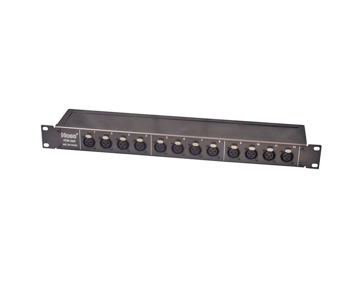 Hosa Audio Hosa PDR-369 Patch Bay Audio-Adapter XLR zu XLR Hosa Audio Hosa PDR-369 Patch Bay Audio-Adapter XLR zu XLR von Hosa Audio