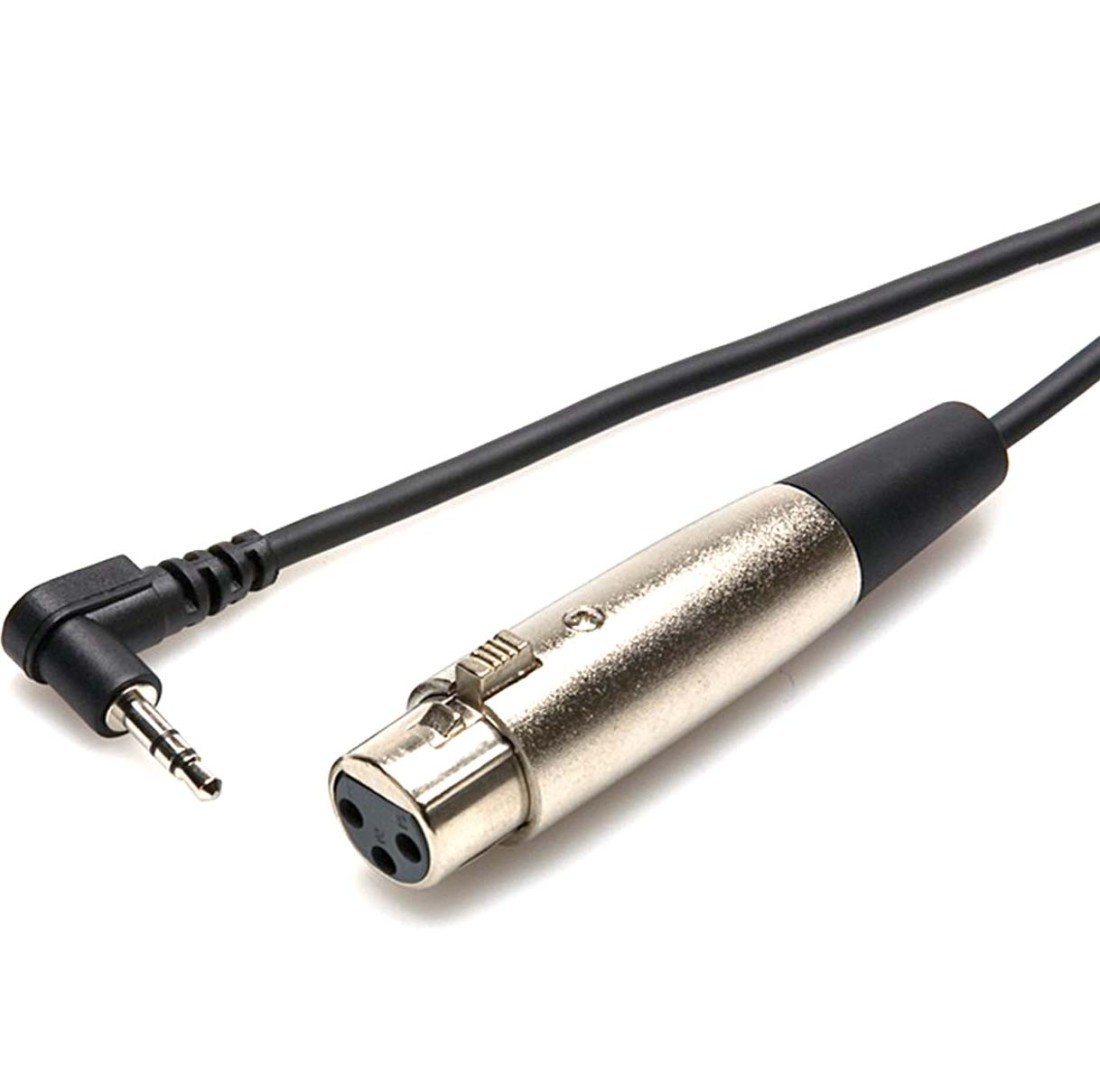 Hosa Audio XVS-101F Mikrofonkabel XLR3F - TRS Audio-Kabel, 3,5-mm-Klinke, xlr von Hosa Audio