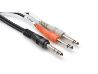 Hosa Technology TRS/2 x TS, Männlich, 2 x 6.35mm TS, Männlich, 3 m, Schwarz Hosa Technology TRS/2 x TS, Männlich, 2 x 6.35mm TS, Männlich, 3 m, Schwarz von Hosa Technology