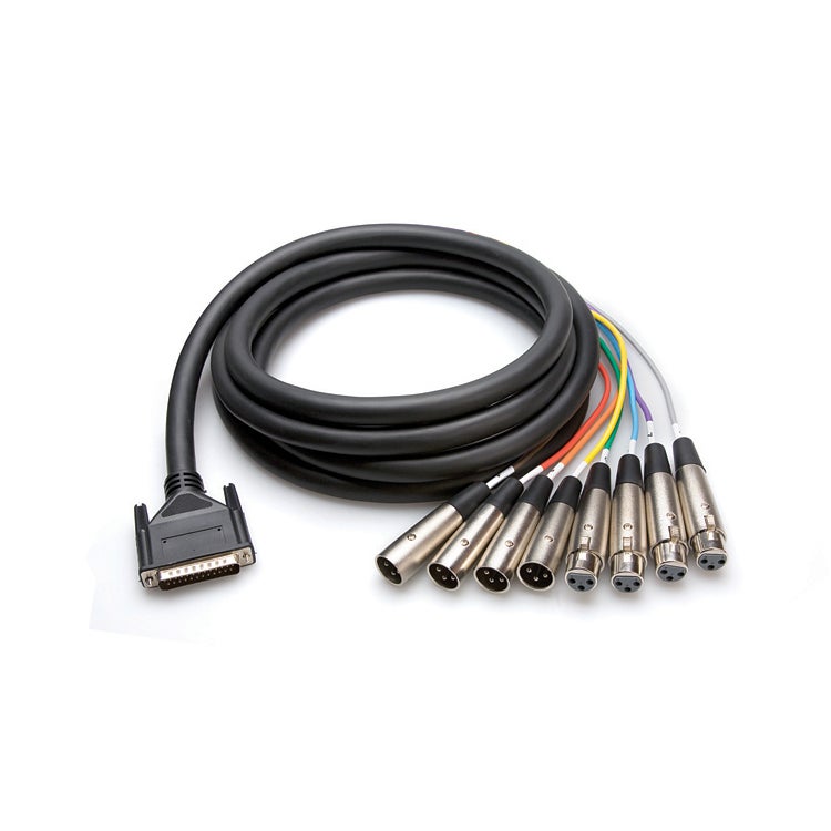 Hosa AES-805Y DB25 <> 4 x XLR3M & 4 x XLR3F AES/EBU-Snake-Kabel, 5 m Hosa AES-805Y DB25 <> 4 x XLR3M & 4 x XLR3F AES/EBU-Snake-Kabel, 5 m von Hosa