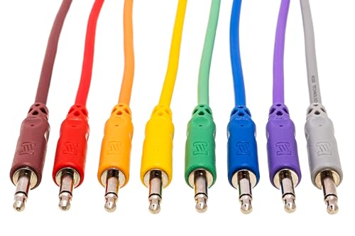 Hosa CMM-815, Unbalanced Patch Cables, 3.5 mm TS to Same, 6 in Hosa CMM-815, Unbalanced Patch Cables, 3.5 mm TS to Same, 6 in von Hosa