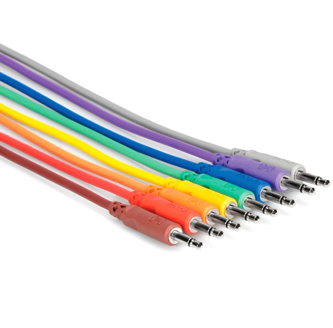 Hosa Audio Hosa CMM-845 Patchkabel Set 40cm 3,5mm Klinke Audio-Kabel, 3.5mm Miniklinke Hosa Audio Hosa CMM-845 Patchkabel Set 40cm 3,5mm Klinke Audio-Kabel, 3.5mm Miniklinke von Hosa Audio