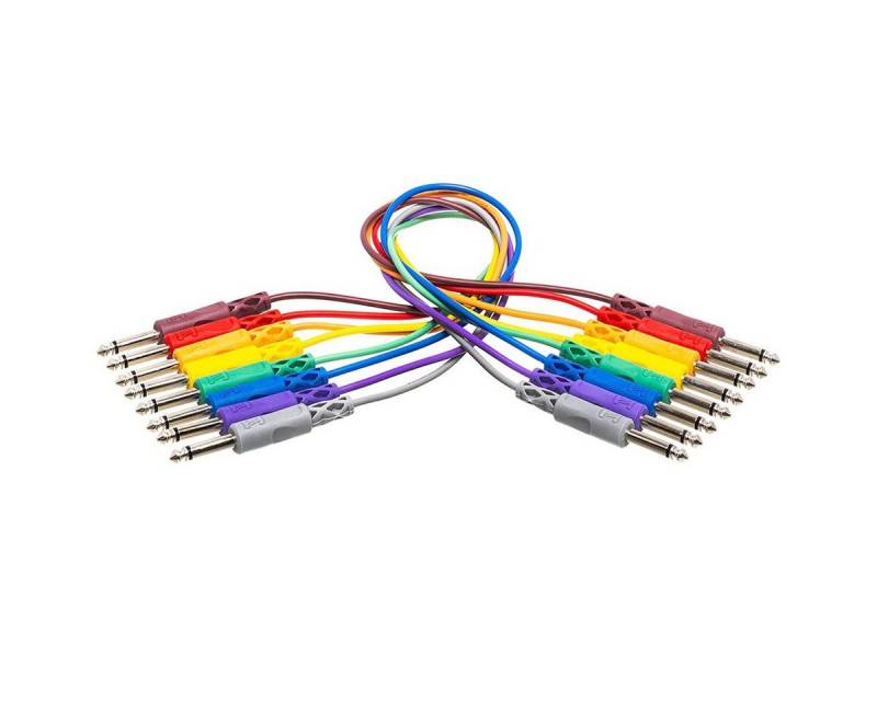 Hosa Audio Hosa CPP830 Patchkabel Set 6,3mm Klinke Mono 30cm Audio-Kabel von Hosa Audio