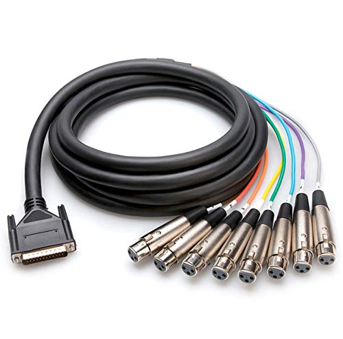 Hosa DTF-803, Balanced Snake, XLR3F to DB25, 3 m Hosa DTF-803, Balanced Snake, XLR3F to DB25, 3 m von Hosa