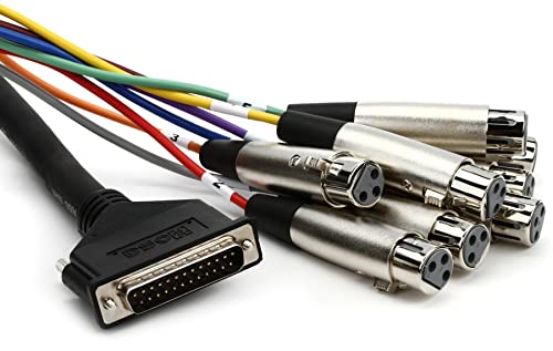 Hosa DTF-805, Balanced Snake, XLR3F to DB25, 5 m von Hosa