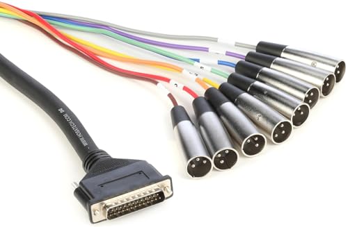 Hosa DTM-805, Balanced Snake, DB25 to XLR3M, 5 m Hosa DTM-805, Balanced Snake, DB25 to XLR3M, 5 m von Hosa