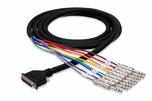 Hosa DTP-803, Balanced Snake, DB25 to 1/4 in TRS, 3 m Hosa DTP-803, Balanced Snake, DB25 to 1/4 in TRS, 3 m von Hosa