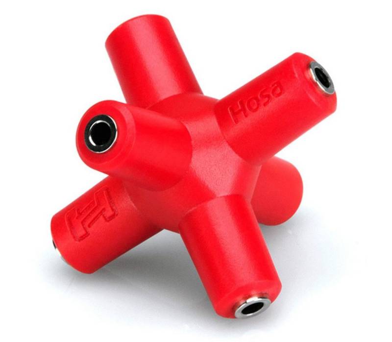 Hosa Audio Hosa GMM105 Knucklebone Audio-Splitter 5-fach Audio-Adapter 3.5mm Buchse von Hosa Audio