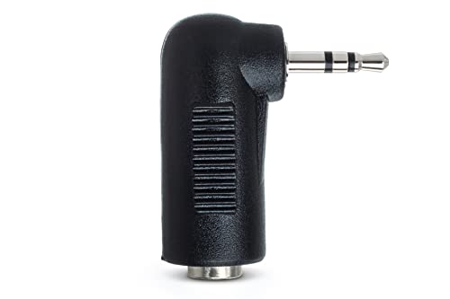 Hosa GMP-467, Right-angle Adaptor, 3.5 mm TRS to 2.5 mm TRS von Hosa